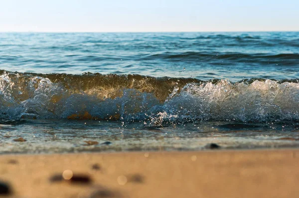 Espuma Agua Mar Olas Mar Emoción Mar Orilla Agua Está — Foto de Stock