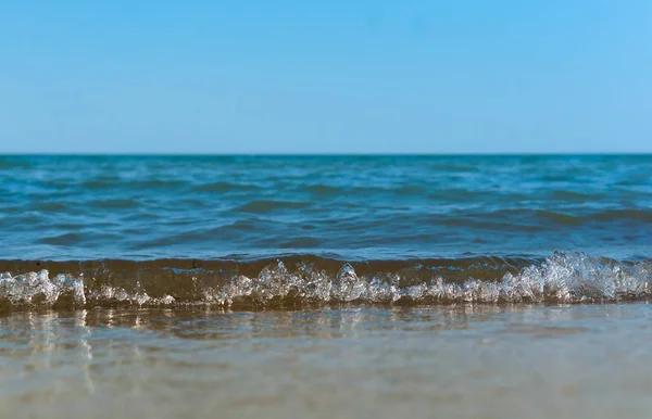 sea wave, storm on the ocean, wave coming ashore