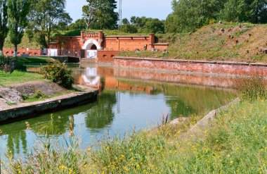  Kaliningrad bölgesi, Baltiysk, Rusya, 9 Ağustos 201. Pillau Kalesi, XVII. Yüzyıl. 1626-1629 Polonya-İsveç Savaşı.
