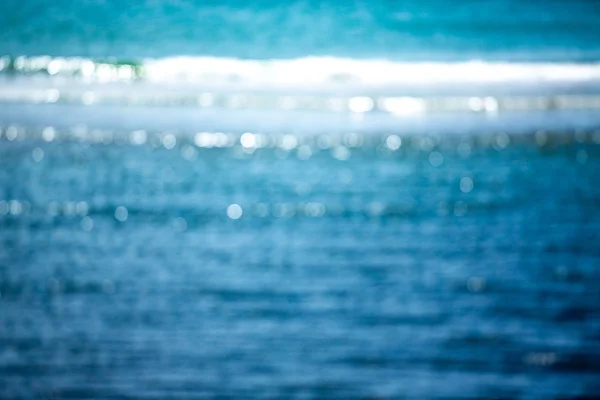 Verschwommen Und Bokeh Meer Textur Hintergrund — Stockfoto