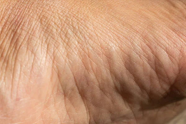 Woman\'s skin on foot sole, Close up & Macro shot, Asian Body skin part, Healthcare concept, Abstract background