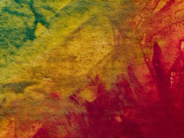 El boyama çekilmiş. Soyut sanat arka plan. Tuval üzerine resim. Renk doku. Sanat parçası. Boya darbeleri. Modern sanat. Çağdaş sanat. Renkli tuval. Yakın çekim. buruşuk Kağıt
