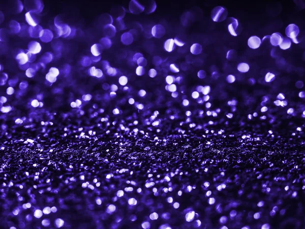Lantejoulas Fundo Violeta Férias Fundo Brilho Abstrato Com Luzes Piscando — Fotografia de Stock