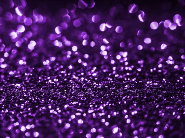 Блёстки Фоне Фиолетовый Фон Праздничный Абстрактный Блеск Фона Мигающими Огнями — стоковое фото