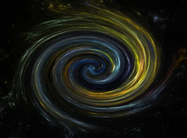 Spiral Galaxy. Outer Space background. Starry sky background. — Stock Photo, Image