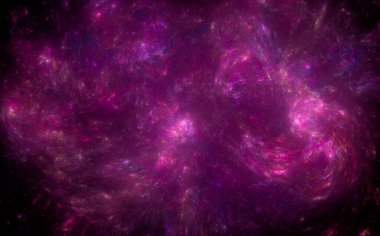 Yıldız alanı arkaplanı. Sihirli gece gökyüzü.