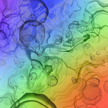 Soyut arkaplan. Alkol mürekkebi sanatı. Arkaplanı boya