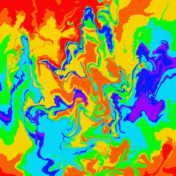 Rainbow brush stroke watercolor tie dye texture background. — Stock Photo, Image