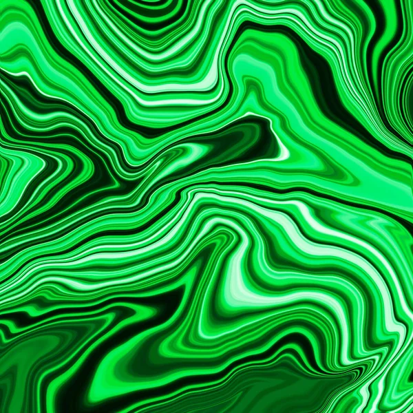 Pintura abstracta. Pintura efecto mármol. Fondo verde . —  Fotos de Stock