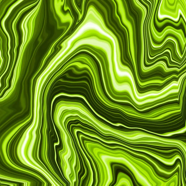 Pintura abstracta. Pintura efecto mármol. Fondo verde . —  Fotos de Stock