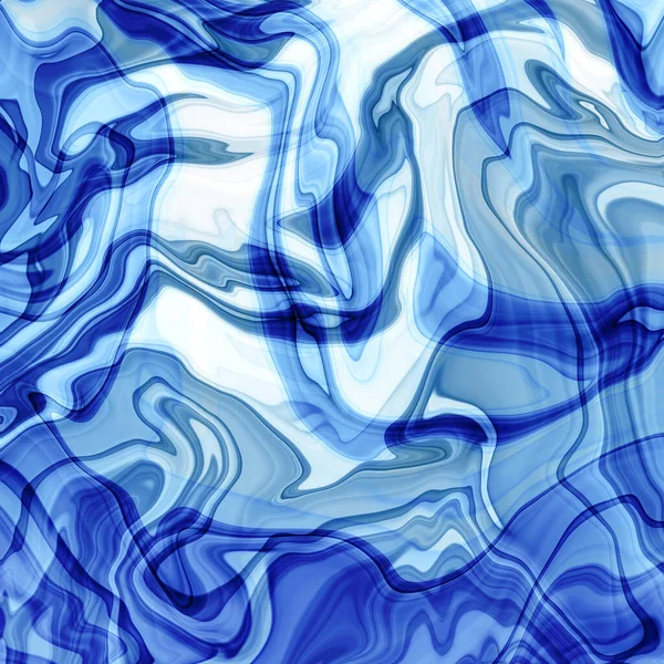 Blue alcohol ink abstract background. — Stock Photo, Image