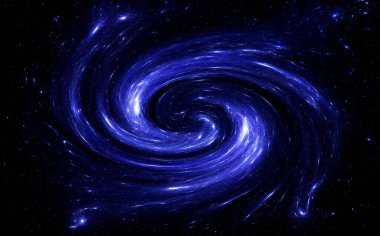 Spiral galaksi, yıldız alanı arka planı. Dış Alan arkaplanı