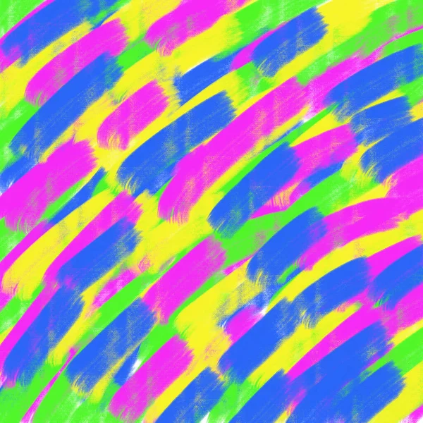 Colorful brush strokes oil paint. — Stock Photo, Image