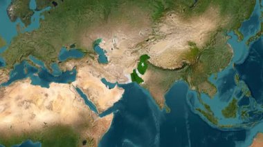 El sallayan Pakistan haritası