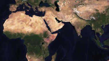 Suudi Arabistan Haritası Yeni Biçim