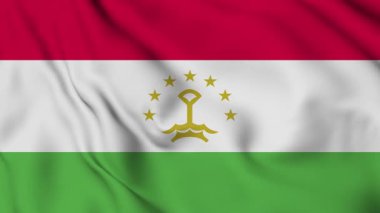 Tacikistan 'ın Bayrağı Dalgalanıyor