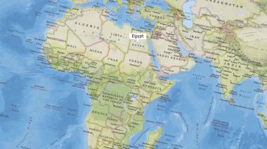 Mısır Haritası Yeni Biçim