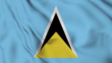 Saint Lucia 'nın Sallanan Bayrağı