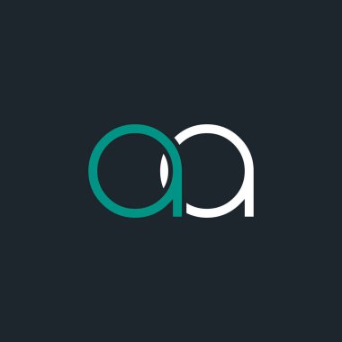 kartvizit şablonuna bir ve bir logo tasarımı. Vektör çizim