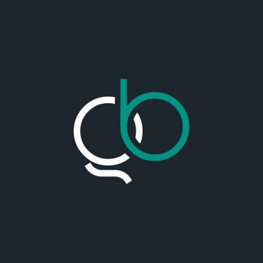  g ve b logo tasarım kartvizit şablonu. Vektör çizim