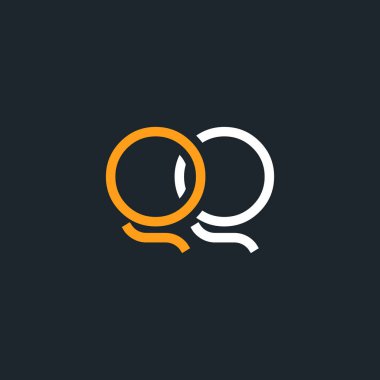 g ve g logo tasarım kartvizit şablonu. Vektör çizim