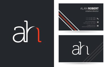 bir ve illüstrasyon vektör s harf logo tasarım ve kartvizit şablonu