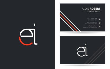 E ve mektup kartvizit için logo tasarımı 