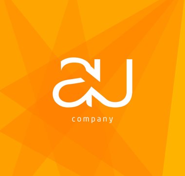 bir ve logo tasarım kartvizit, vektör çizim için mektupları