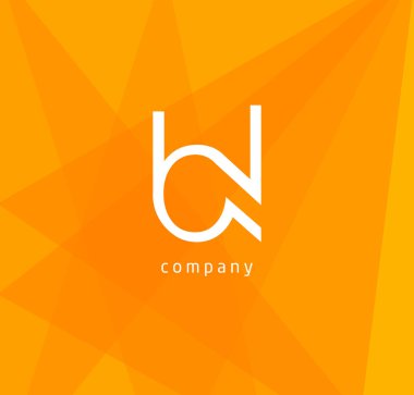 Kartvizit, vektör çizim için b ve l harfleri logo tasarım