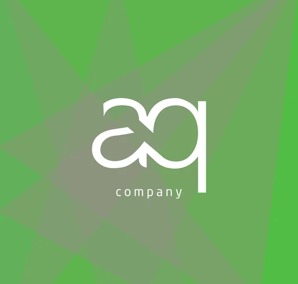 Μια Και Γραμμάτων Λογότυπο Σχεδιασμού Για Επαγγελματική Κάρτα Εικονογράφηση Διάνυσμα — Διανυσματικό Αρχείο