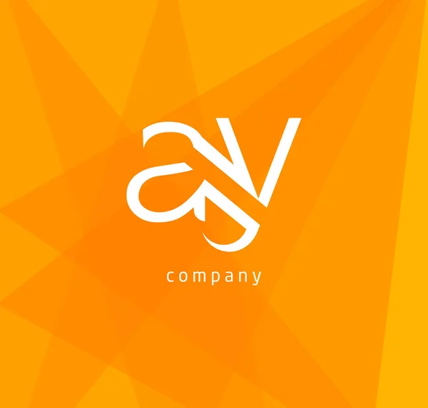 Und Buchstaben Logo Design Für Visitenkarte Vektorillustration — Stockvektor