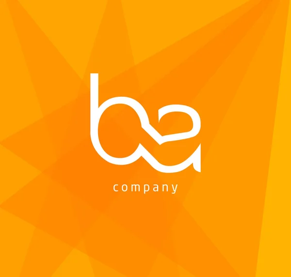Letters Logo Design Business Card Vector Illustration — Stock Vector
