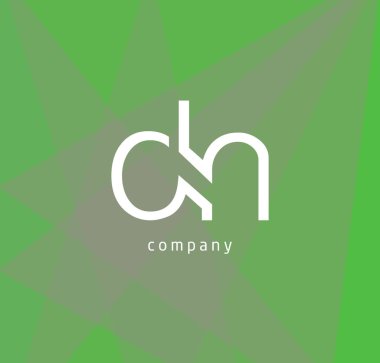 d ve kartvizit, vektör çizim için n harfleri logo tasarım