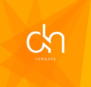 d ve kartvizit, vektör çizim için n harfleri logo tasarım