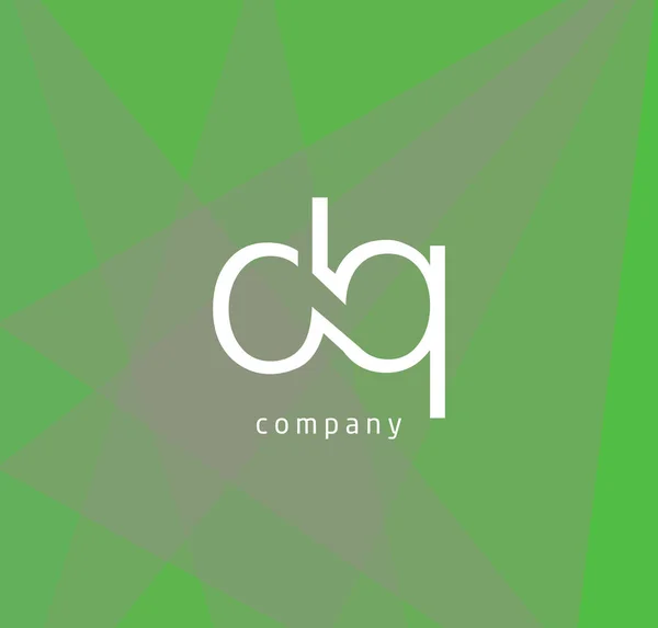 Σχεδιασμός Λογότυπου Γράμματα Και Για Επαγγελματική Κάρτα Εικονογράφηση Διάνυσμα — Διανυσματικό Αρχείο