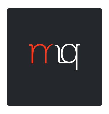 kartvizit için MQ harf logo tasarım 
