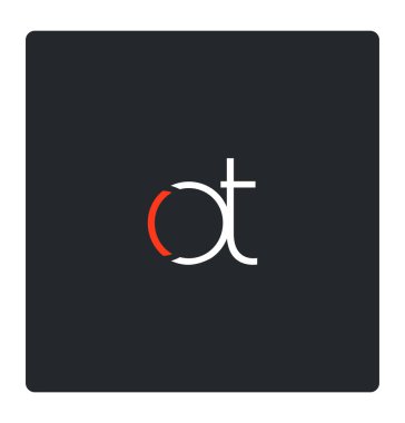 kartvizit, vektör, illüstrasyon için ot harf logo tasarım 