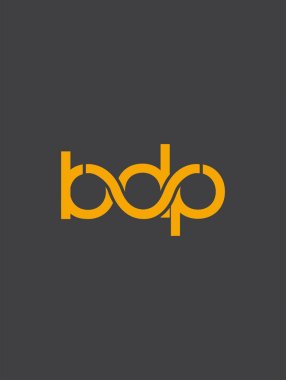 siyah arka plan üzerinde bdp altın logosu