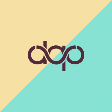 İki tonlu arka planda Dqo kartvizit şablonu, şablon çizimi 