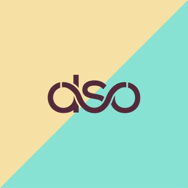 İki tonlu arka planda Dso kartvizit şablonu, şablon çizimi 