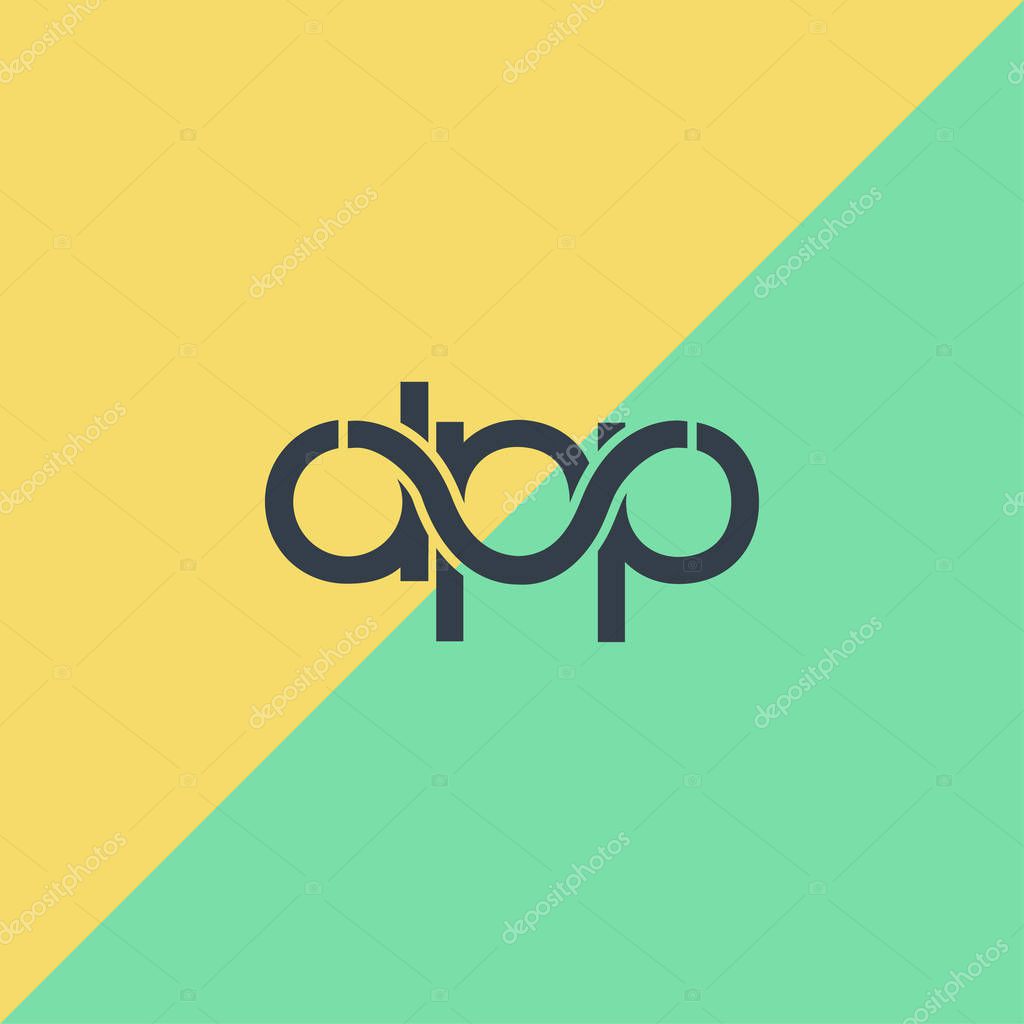 DPP business card template on two-toned background, template illustration