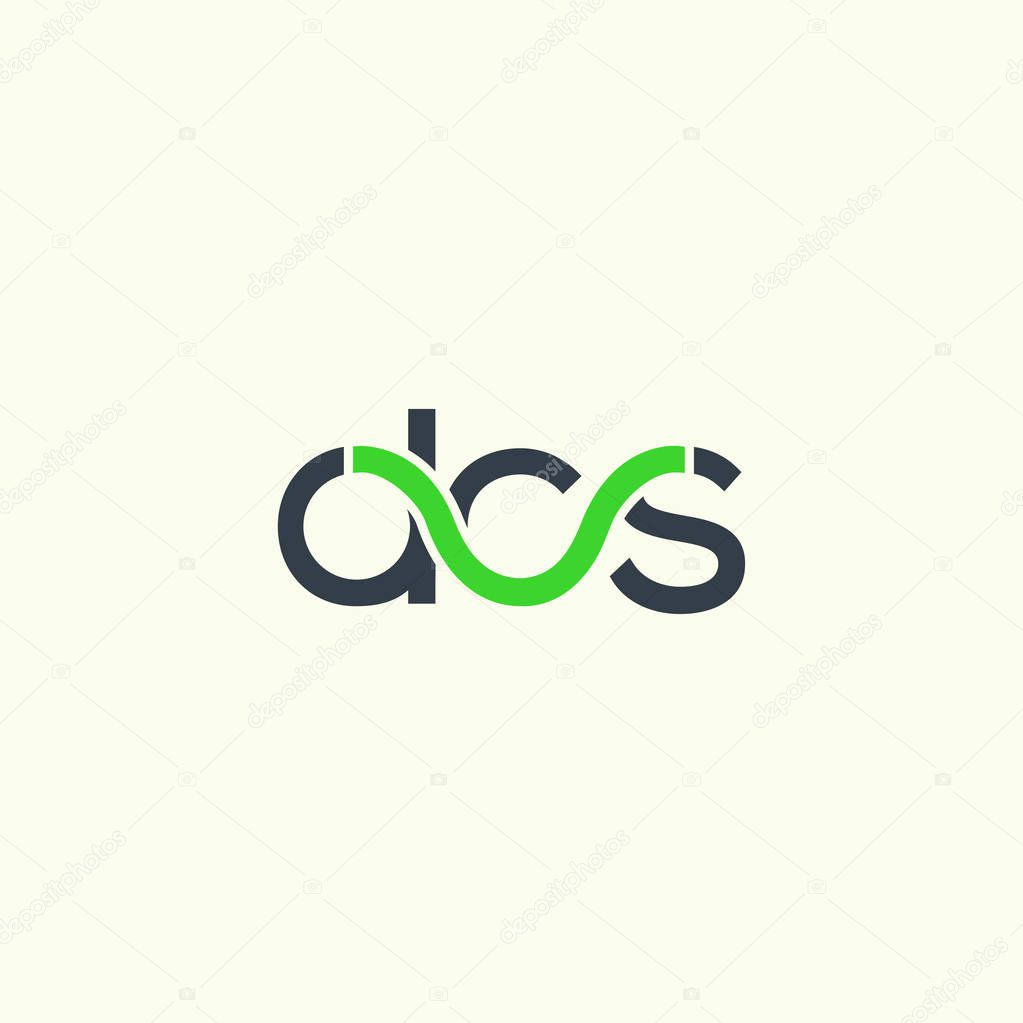 DCS business card template on beige background, template illustration