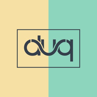 İki tonlu arka planda duq kartvizit şablonu