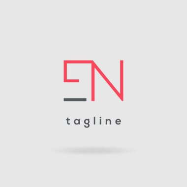 İki tonlu arka planda en kartvizit şablonu, şablon çizimi 