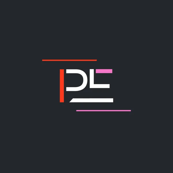 Letters Joint Logo Design Vector Template — ストックベクタ