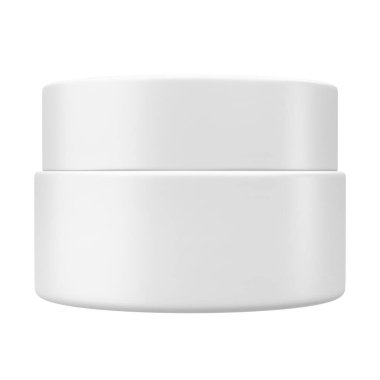 Kozmetik için gerçekçi plastik şişe. Düzen şablonu. 3 boyutlu illüstrasyon. Model