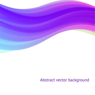 Vektör arka plan, mor, mavi leylak pembe dalga