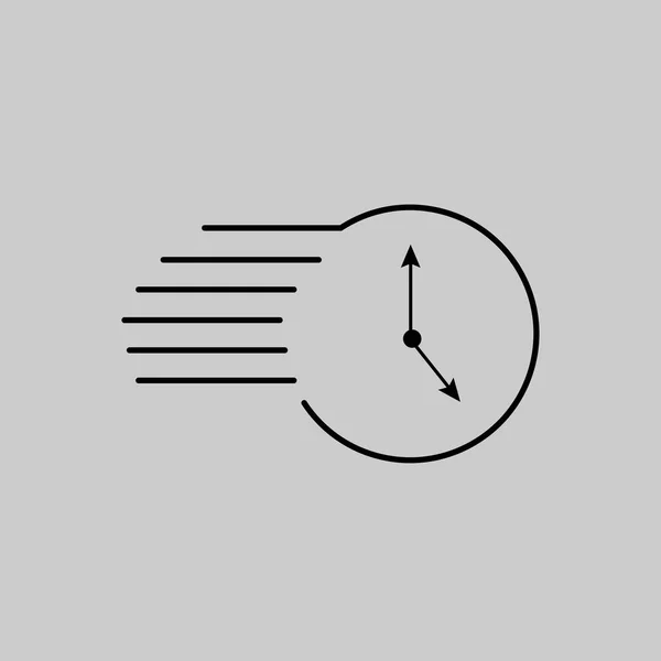 Icône Temps Conception Vectorielle Isolé — Image vectorielle