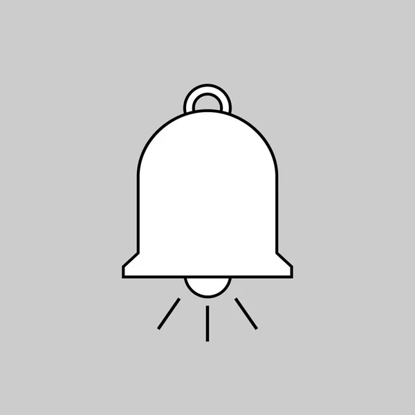 Bell Icono Vector Diseño Aislado — Archivo Imágenes Vectoriales