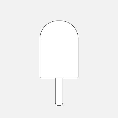 dondurma ikonu vektör tasarımı